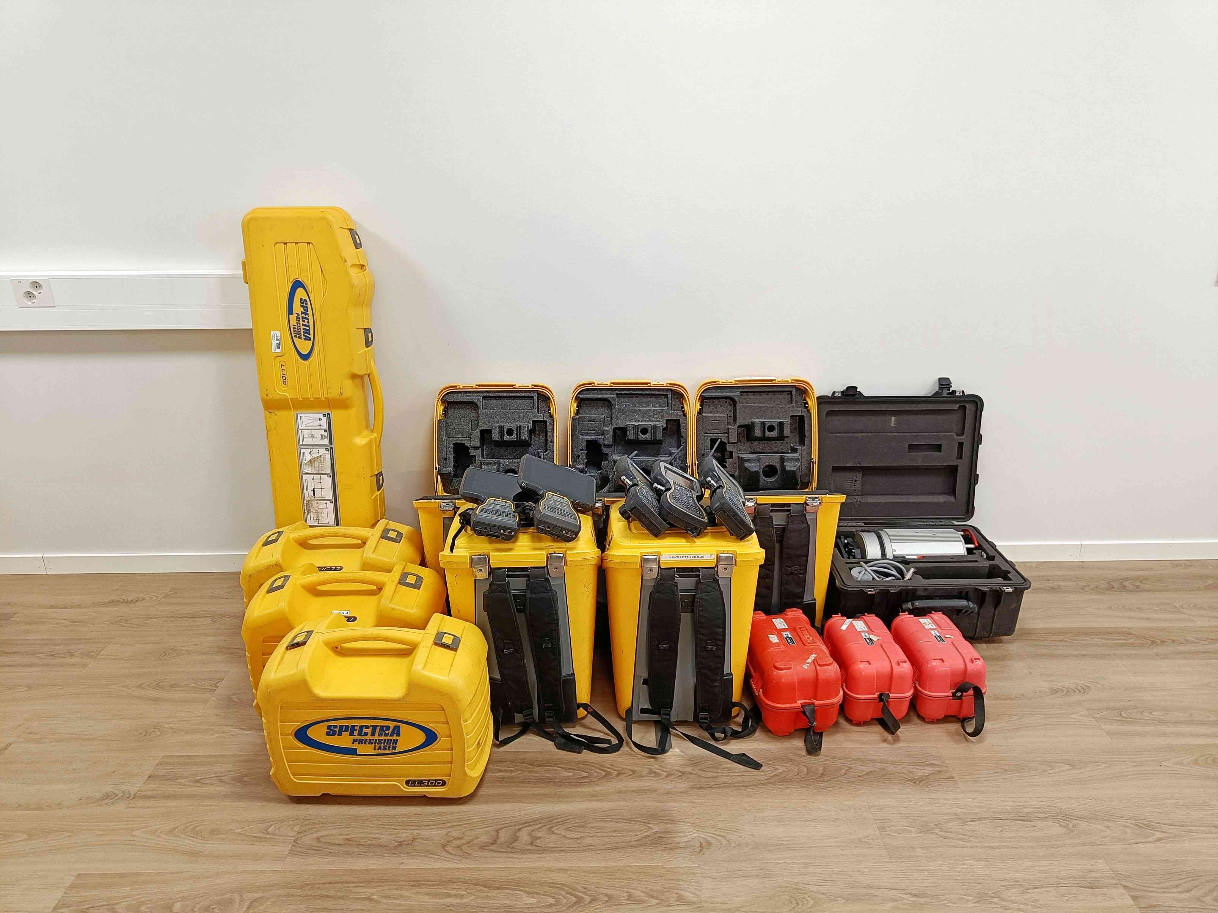 yleiskuva vuokrattavista laitteista